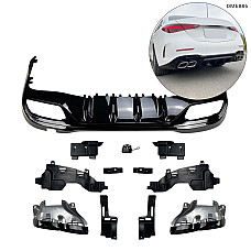 Комплект заден дифузьор и ауспух за Mercedes C AMG C63 W206 – DMb886